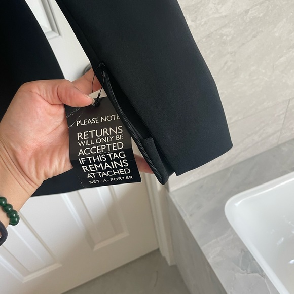 Stella McCartney Isabela Chain-Trim Mini Dress Black Womens - Picture 9 of 11